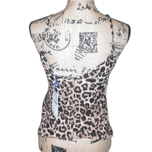 Zara Small Lace Animal Print cami NWT - Picture 3 of 6